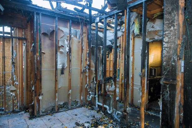 Professional Fire Damage Removal technician working in Loch Lomond, VA